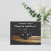 Ranger Het Stomme Konijn Pasen Ansichtkaart Feestdagenkaart (Staand voorkant)