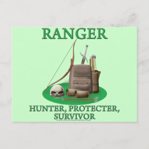 Ranger: Hunter, beschermer, overlevende Briefkaart