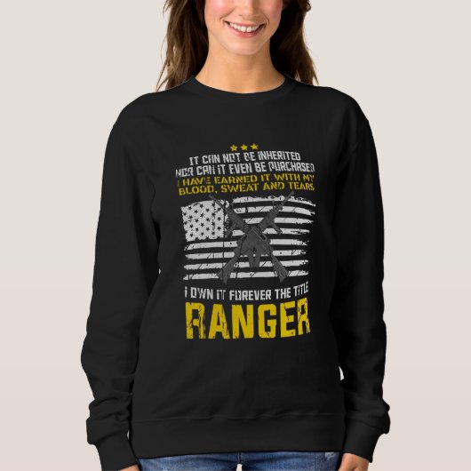 Ranger Militair Ontwerp Trui (Voorkant)