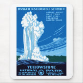 Ranger Naturalist Service ~ Yellowstone Muismat (Voorkant)