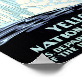Ranger Naturalist Service Yellowstone Post Poster (Hoek)