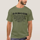 RANGER Oath GreenT-Shirt T-Shirt (Voorkant)