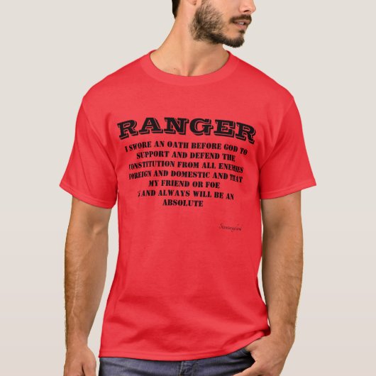 RANGER OathT-Shirt T-Shirt (Voorkant)