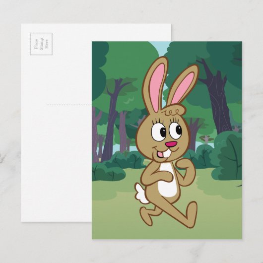 Ranger Rick | Becky Hare Briefkaart (Voorkant / Achterkant)