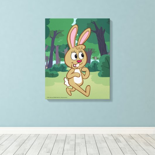 Ranger Rick | Becky Hare Canvas Afdruk (Insitu (Houten vloer))