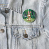 Ranger Rick | Becky Hare Ronde Button 5,7 Cm (In situ)