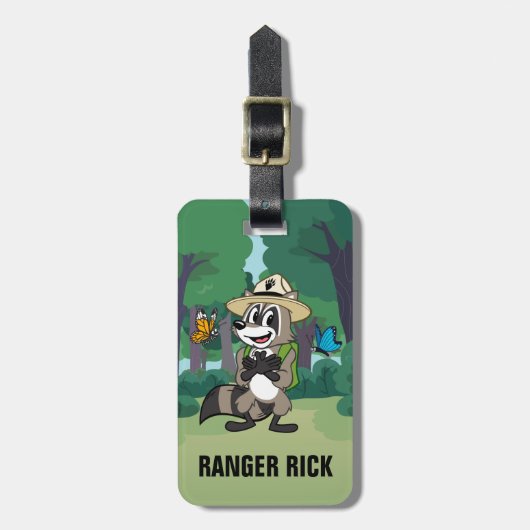 Ranger Rick | Butterfly Hero - Butterfly Sign Bagagelabel (Voorkant verticaal)