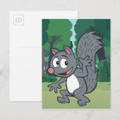 Ranger Rick | Grijze eekhoorn Briefkaart (Voorkant / Achterkant)