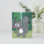 Ranger Rick | Grijze eekhoorn Briefkaart (Staand voorkant)