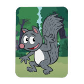 Ranger Rick | Grijze eekhoorn Magneet (Verticaal)