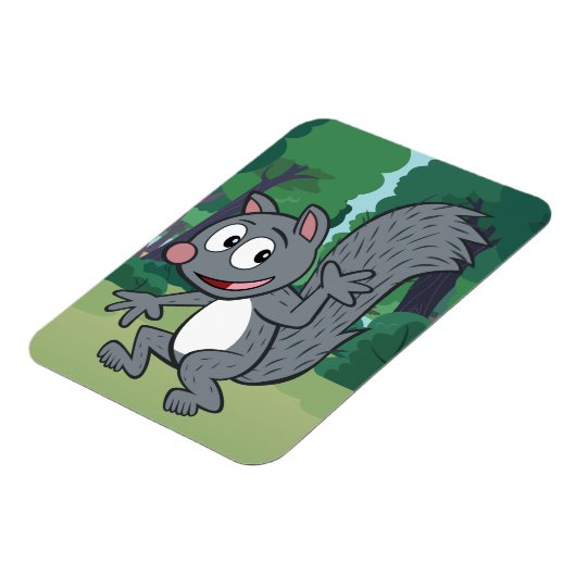 Ranger Rick | Grijze eekhoorn Magneet (Linkerzijde)