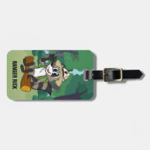 Ranger Rick | Grote Amerikaanse campout Bagagelabel (Voorkant horizontaal)