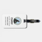 Ranger Rick | Grote Amerikaanse campout Bagagelabel (Achterkant horizontaal)