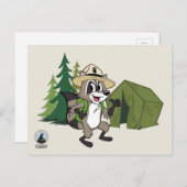 Ranger Rick | Grote Amerikaanse campout — Tent Briefkaart (Voorkant / Achterkant)