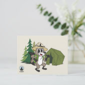 Ranger Rick | Grote Amerikaanse campout — Tent Briefkaart (Staand voorkant)