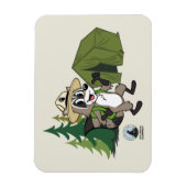 Ranger Rick | Grote Amerikaanse campout — Tent Magneet (Verticaal)