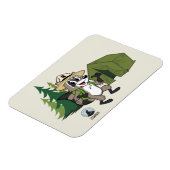 Ranger Rick | Grote Amerikaanse campout — Tent Magneet (Linkerzijde)