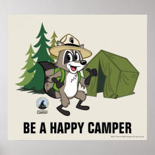 Ranger Rick   Grote Amerikaanse campout — Tent Poster