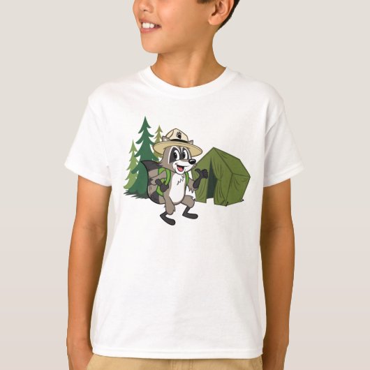 Ranger Rick | Grote Amerikaanse campout — Tent T-shirt (Voorkant)
