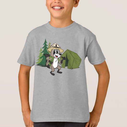 Ranger Rick | Grote Amerikaanse campout — Tent T-shirt (Voorkant)