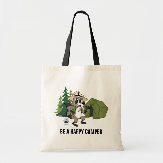Ranger Rick | Grote Amerikaanse campout — Tent Tote Bag (Voorkant)