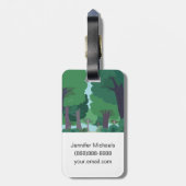 Ranger Rick | Ranger Rick Face Bagagelabel (Achterkant verticaal)