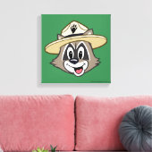 Ranger Rick | Ranger Rick Face Canvas Afdruk (Insitu (Woonkamer))