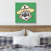 Ranger Rick | Ranger Rick Face Canvas Afdruk (Insitu (Slaapkamer))