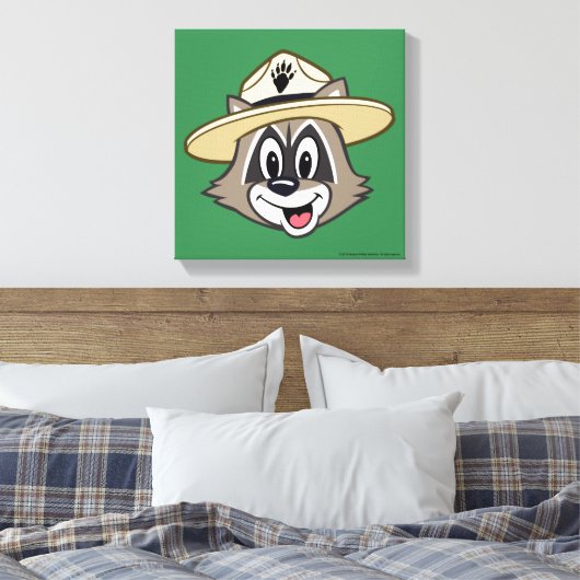 Ranger Rick | Ranger Rick Face Canvas Afdruk (Insitu (Slaapkamer))
