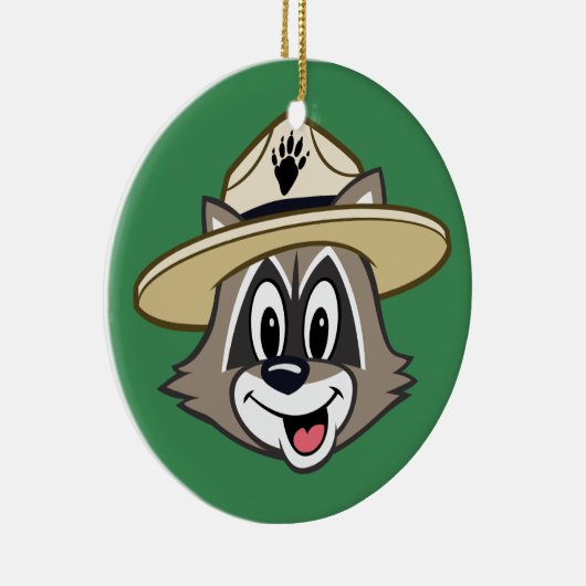 Ranger Rick | Ranger Rick Face Keramisch Ornament (Rechts)