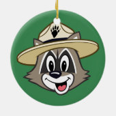 Ranger Rick | Ranger Rick Face Keramisch Ornament (Achterkant)