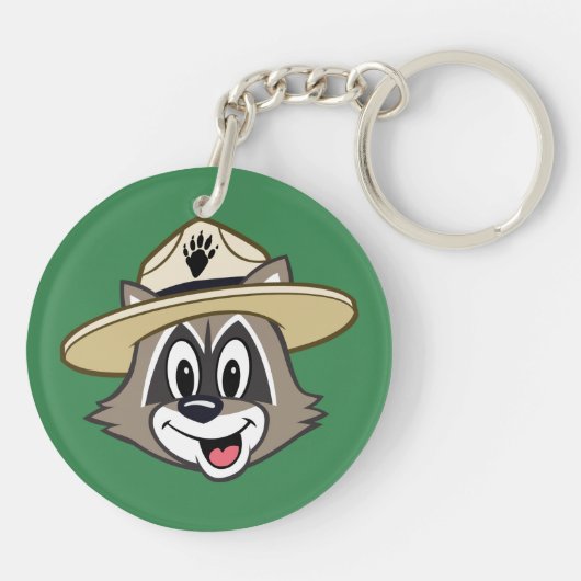 Ranger Rick | Ranger Rick Face Sleutelhanger (Achterkant)