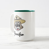 Ranger Rick | Ranger Rick Face Tweekleurige Koffiemok (Voorkant links)