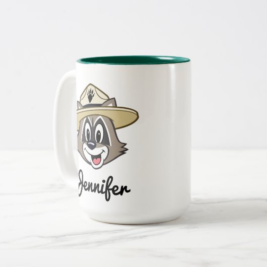 Ranger Rick | Ranger Rick Face Tweekleurige Koffiemok (Voorkant links)