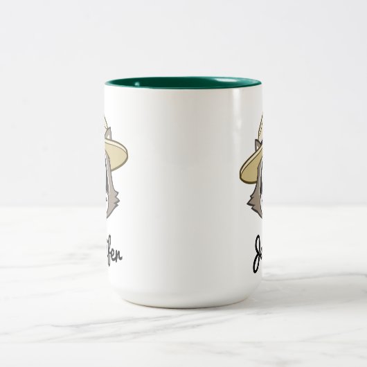 Ranger Rick | Ranger Rick Face Tweekleurige Koffiemok (Center)