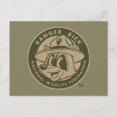 Ranger Rick | Ranger Rick Khaki Logo Briefkaart (Voorkant)