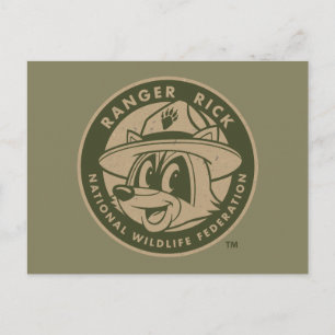 Ranger Rick   Ranger Rick Khaki Logo Briefkaart