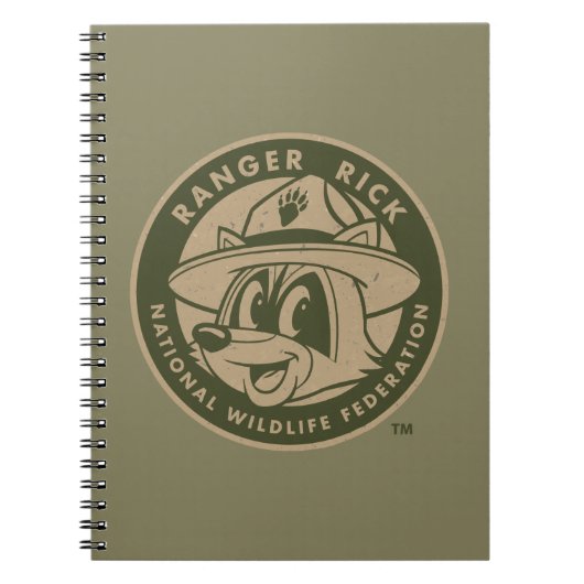 Ranger Rick | Ranger Rick Khaki Logo Notitieboek (Voorkant)