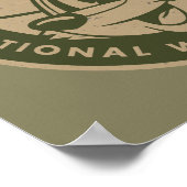 Ranger Rick | Ranger Rick Khaki Logo Poster (Hoek)