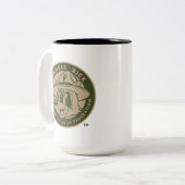 Ranger Rick | Ranger Rick Khaki Logo Tweekleurige Koffiemok (Voorkant links)
