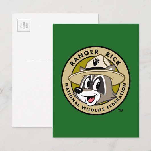 Ranger Rick | Ranger Rick Logo Briefkaart (Voorkant / Achterkant)