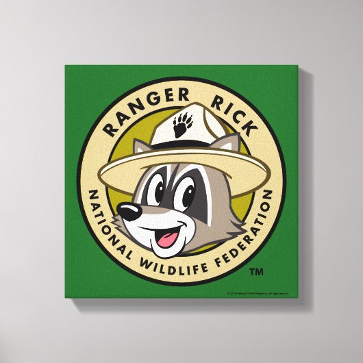 Ranger Rick | Ranger Rick Logo Canvas Afdruk (Voorkant)