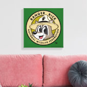Ranger Rick | Ranger Rick Logo Canvas Afdruk (Insitu (Woonkamer))