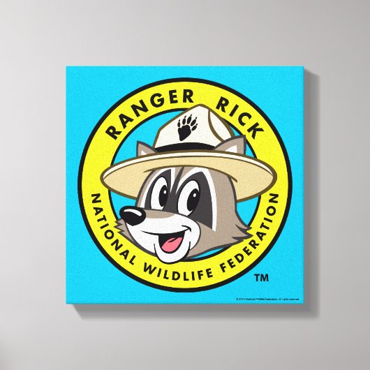 Ranger Rick | Ranger Rick Logo Canvas Afdruk (Voorkant)
