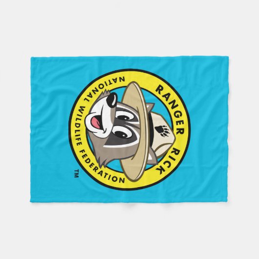 Ranger Rick | Ranger Rick Logo Fleece Deken (Voorkant (Horizontaal))