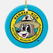 Ranger Rick | Ranger Rick Logo Keramisch Ornament (Achterkant)