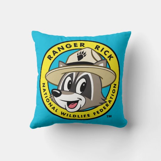 Ranger Rick | Ranger Rick Logo Kussen (Achterkant)