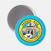 Ranger Rick | Ranger Rick Logo Magneet (Voorkant / Achterkant)