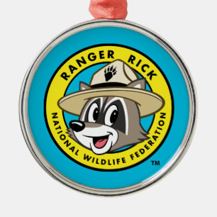 Ranger Rick   Ranger Rick Logo Metalen Ornament