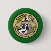 Ranger Rick | Ranger Rick Logo Ronde Button 5,7 Cm (Voorkant)
